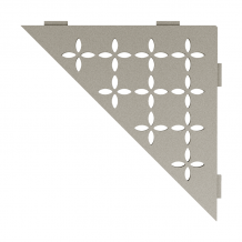 Schluter SHELF-E-S1 Trendline Textured Aluminium Floral Design Tile In Shelf TSSG - Textured Stone Grey